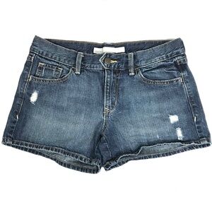 Old Navy Mid Rise Distressed Denim Jean Shorts Size 4